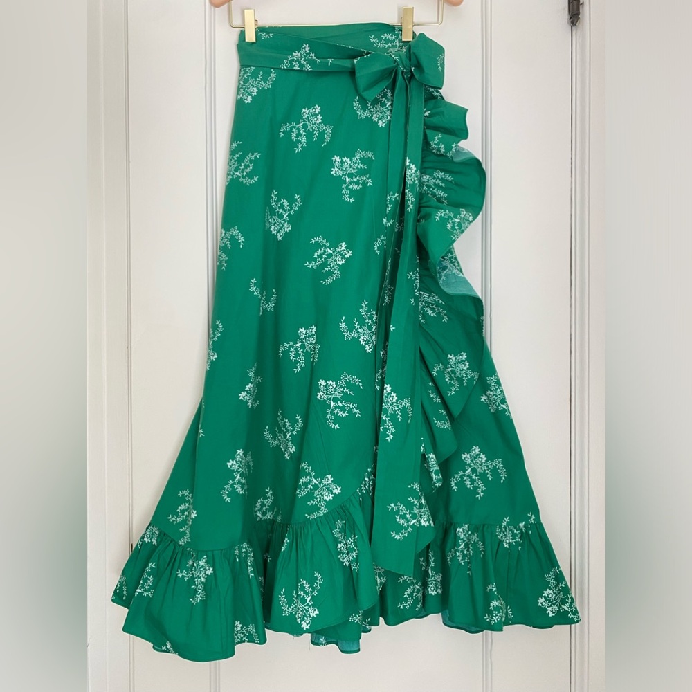 Loretta Caponi ruffled skirt